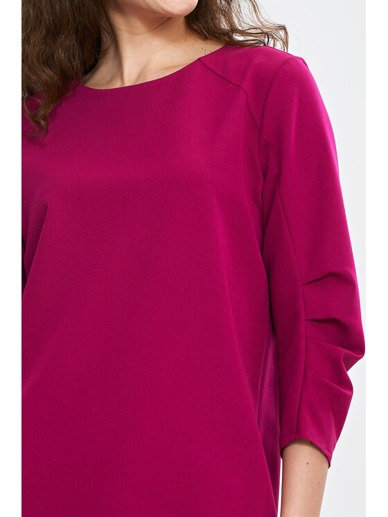 NIFE NIFE Sukienka codzienna S267 Różowy Relaxed Fit