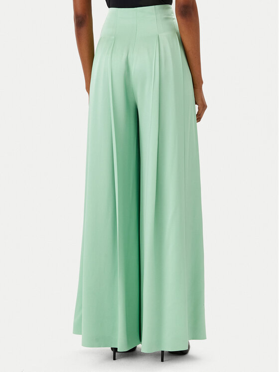 BOSS BOSS Spodnie palazzo Tetosa 50540618 Zielony Relaxed Fit