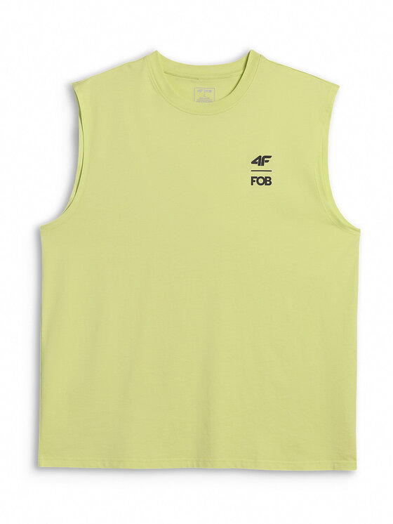 4F 4F Tank top FOB SUMMER Zielony Loose Fit