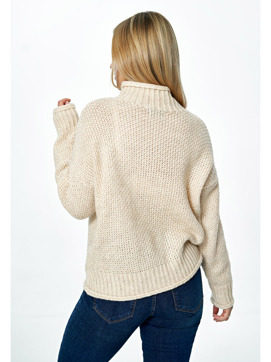 FIGL FIGL Πουλόβερ M886 Μπεζ Oversize