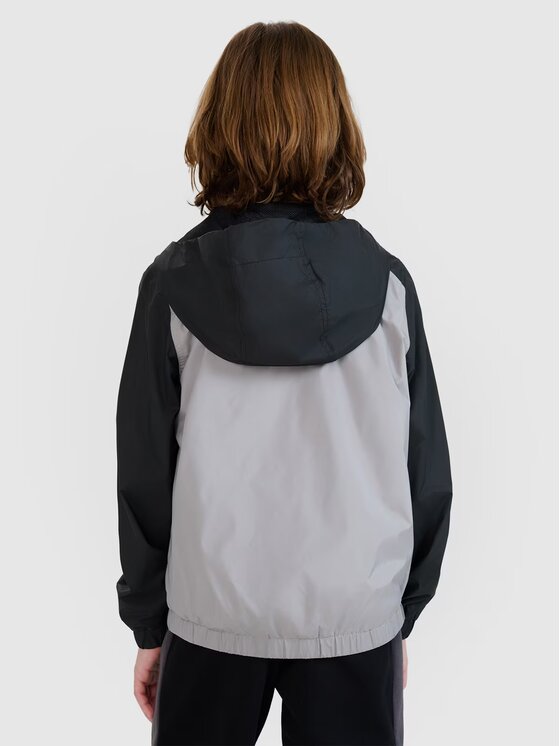 4F 4F Μπουφάν μεταβατικό 4FJWSS25TJACM185-25S Γκρι Regular Fit