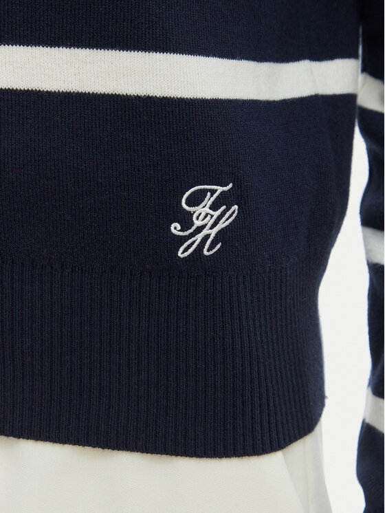 Tommy Hilfiger Tommy Hilfiger Kardigán WW0WW49617 Sötétkék Regular Fit