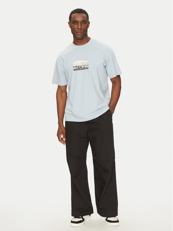 Jack&Jones Jack&Jones Tricou Pacer Photo 12273775 Albastru celest Relaxed Fit