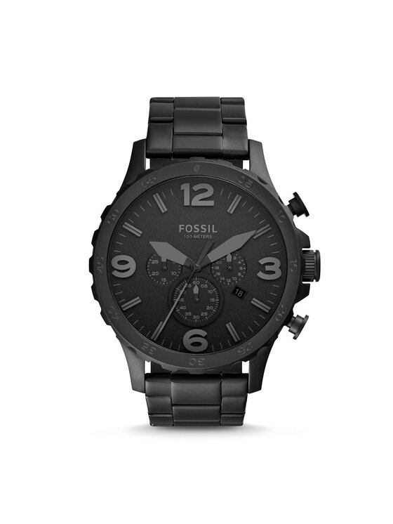 Fossil Pulkstenis Nate JR1401 Melns