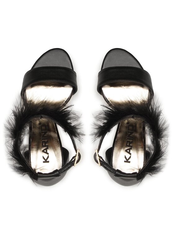 Karino Karino Босоніжки 4584/076 Чорний