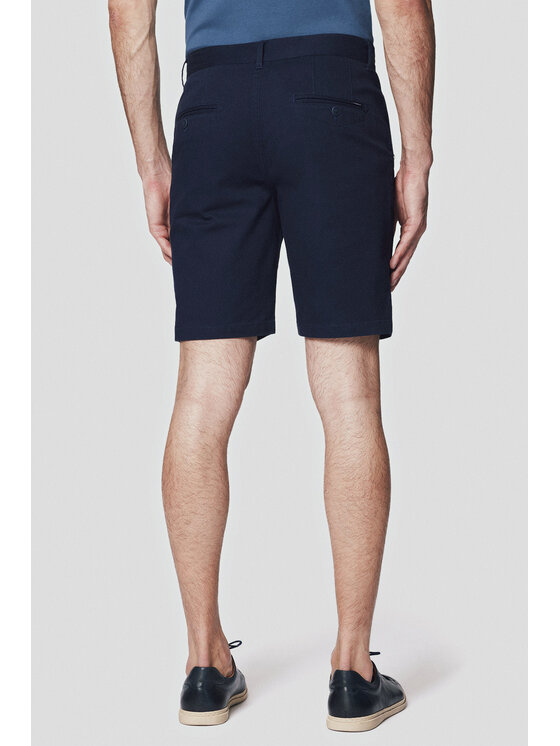 Lancerto Lancerto Szorty materiałowe Havana SZO082124000006 Granatowy Regular Fit