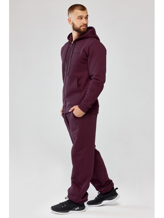 ROUGH RADICAL ROUGH RADICAL Bluza TRACK HOODIE ZIP Bordowy Oversize