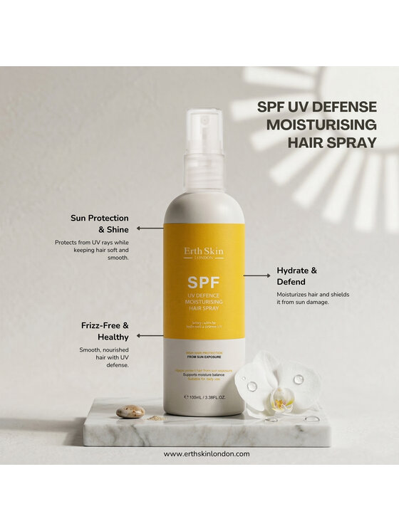 Erthskin London Erthskin London Nawilżający lakier do SPF. Lakier do włosów