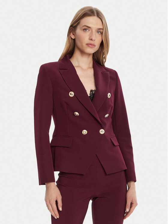 Rinascimento Rinascimento Sakko CFC0126227003 Dunkelrot Slim Fit