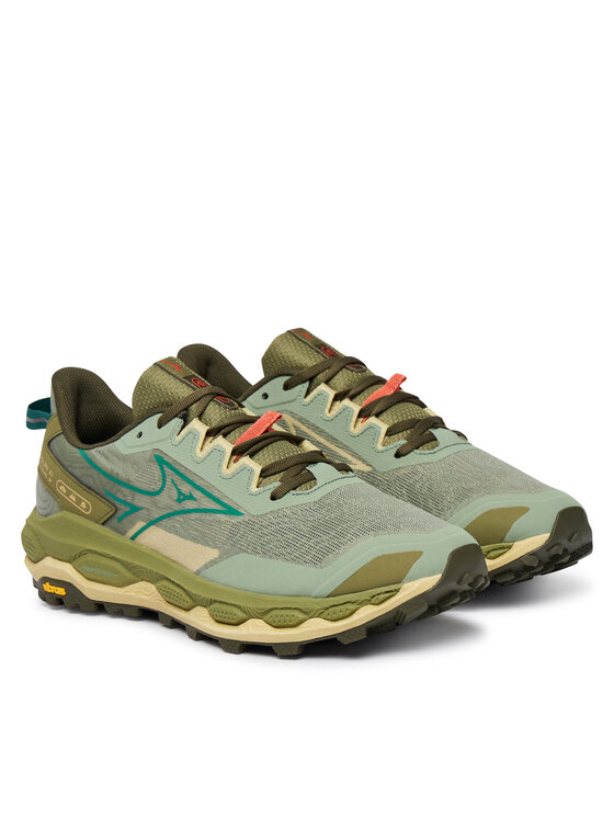 Mizuno Mizuno Маратонки за бягане Wave Mujin 11 J1GJ2570 Зелен