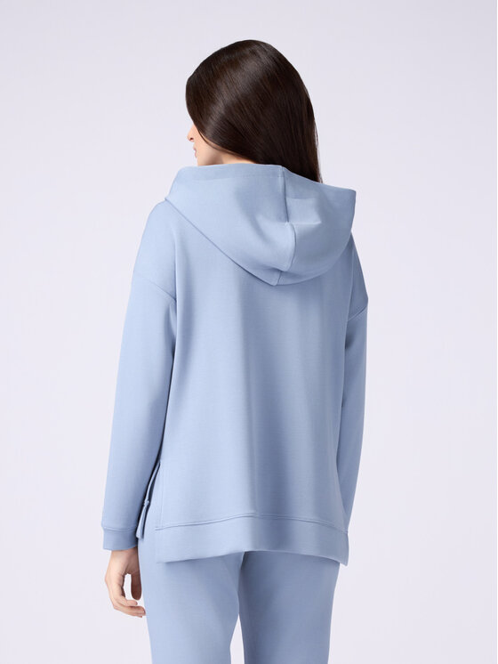Oltre Oltre Bluza G913J003951N024 Turkusowy Regular Fit