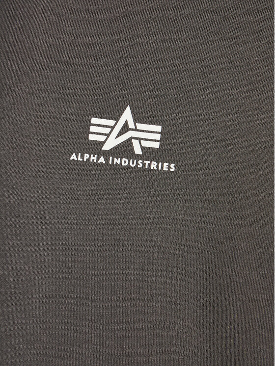 Alpha Industries Alpha Industries Majica dugih rukava 108308 Siva Regular Fit