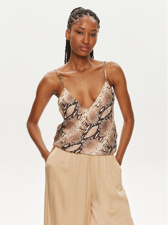 ViCOLO ViCOLO Top TB1387 Rjava Relaxed Fit