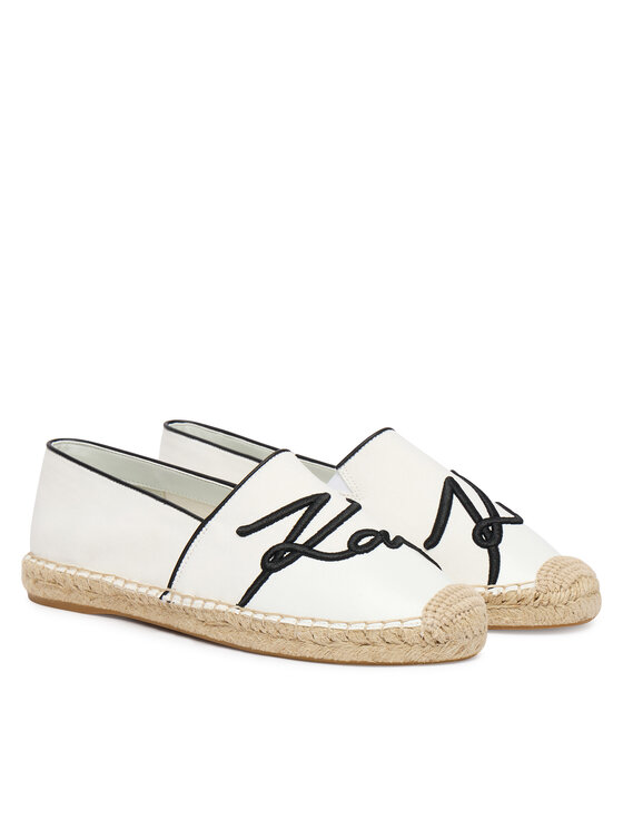 KARL LAGERFELD KARL LAGERFELD Espadrilės Kamini KL80123R Balta