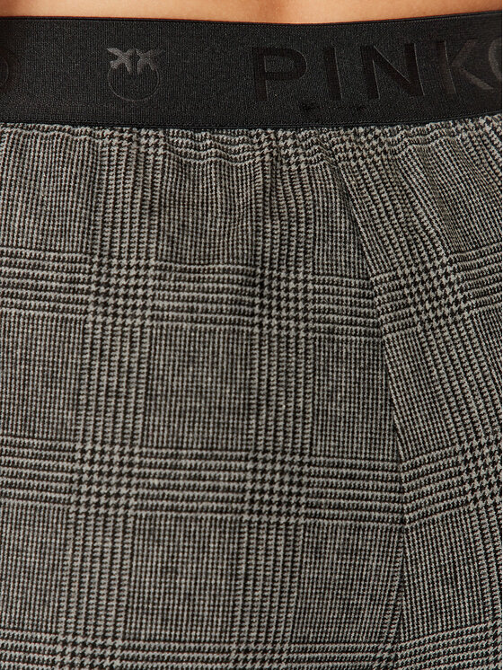 PINKO Pinko Kalhoty z materiálu Palma 102197 A07P Šedá Loose Fit