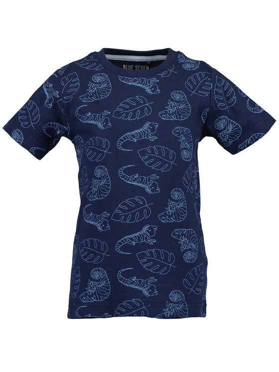 Blue Seven Blue Seven Tričko 802276 X Tmavomodrá Regular Fit