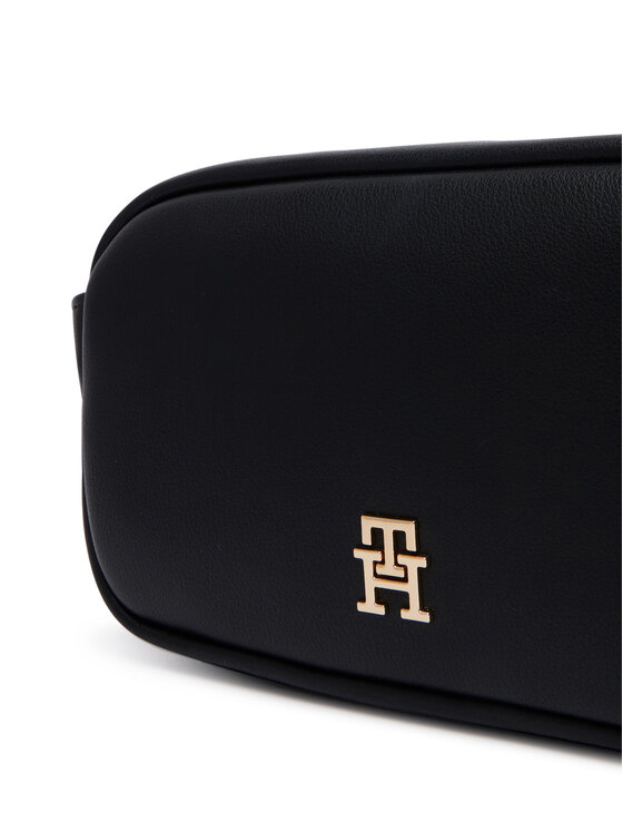 Tommy Hilfiger Tommy Hilfiger Handtasche Th Logotape Camera Bag AW0AW18741 Schwarz