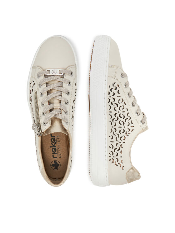Rieker Rieker Sneakersy L5904-60 Béžová