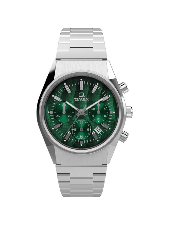 Timex Timex Zegarek TW2W33600 Srebrny