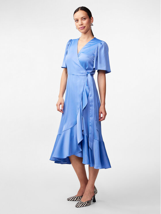 YAS YAS Φόρεμα κοκτέιλ Thea 26028890 Μπλε Standard Fit