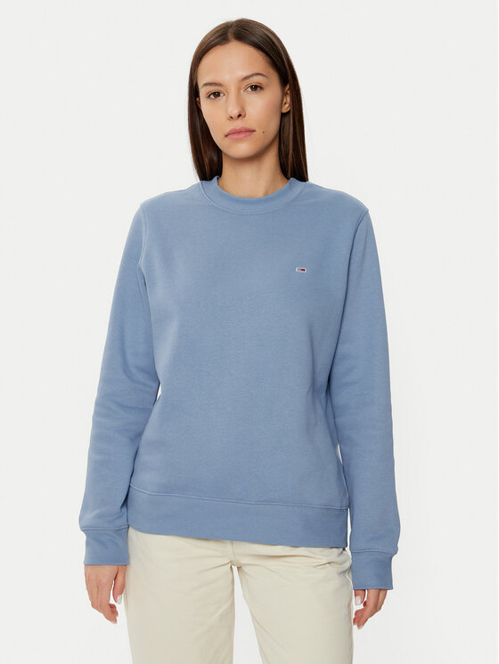 Tommy Jeans Mikina DW0DW19959 Modrá Regular Fit