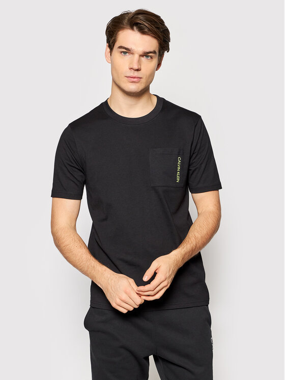 Calvin Klein Performance Calvin Klein Performance Тишърт 00GMF1K122 Черен Regular Fit
