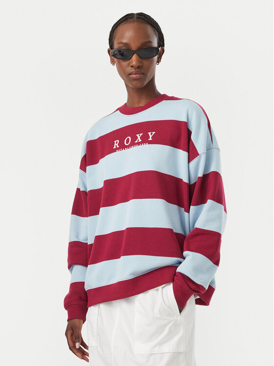 Roxy Roxy Μπλούζα Strictly Stripes ERJFT05071 Μπορντό Regular Fit