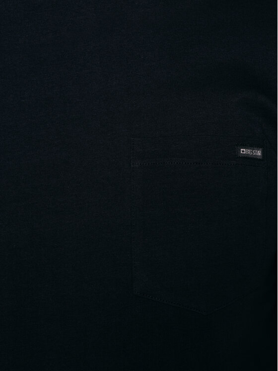 BIG STAR BIG STAR T-Shirt CARBON Granatowy Basic Fit