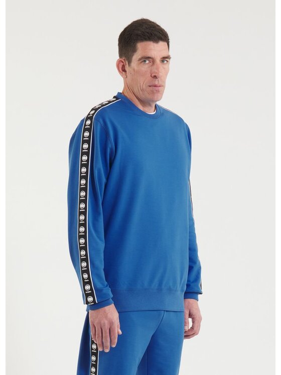 PITBULL PITBULL Bluza TAPE NUGGET Niebieski Regular Fit