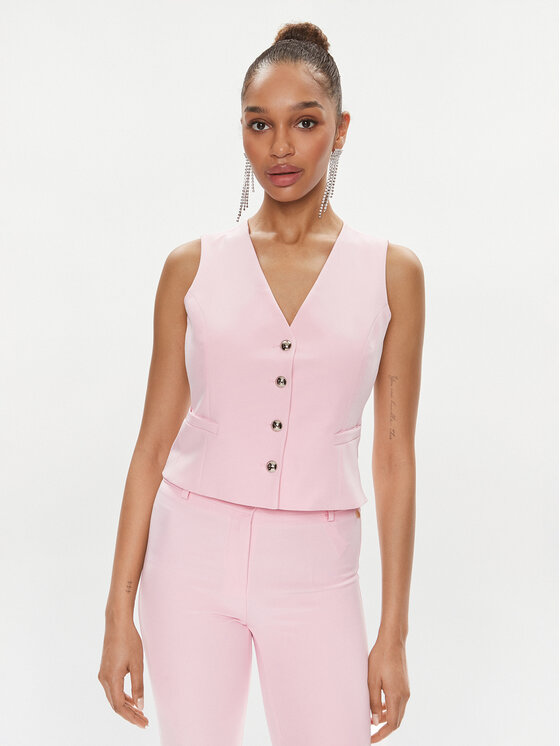 Maryley Gilet da completo 24EB128/43OR Rosa Regular Fit, taglia : XL