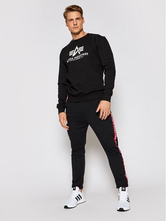 Alpha Industries Alpha Industries Μπλούζα Basic 178302 Μαύρο Regular Fit