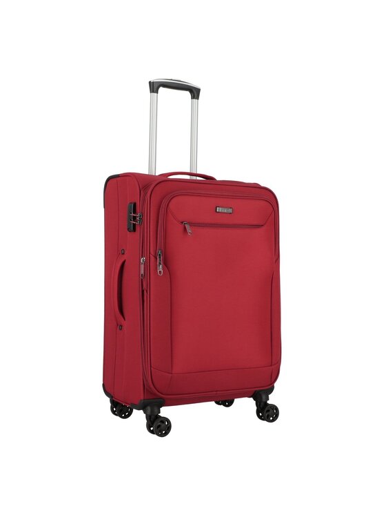 D&N D&N Komplet walizek 180799 Czerwony