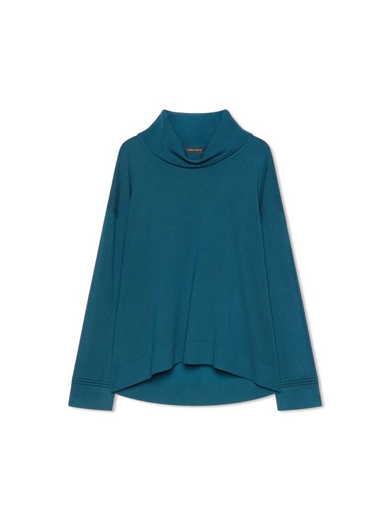 Fiorella Rubino Fiorella Rubino Maglione M277L008559N034 Turchese Over Fit