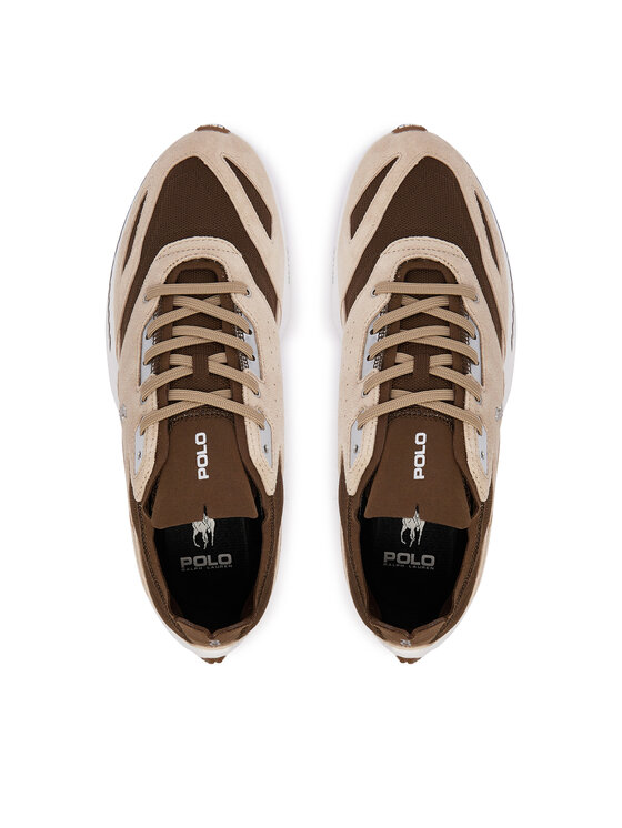 Polo Ralph Lauren Polo Ralph Lauren Sneakersy Boerum 809P15682001 Brązowy jasny
