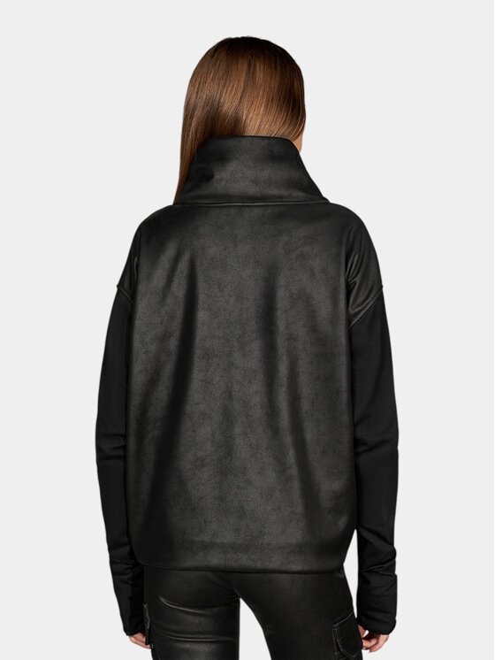 MADE BY SOCIETY MADE BY SOCIETY Kurtka anorak Oblique - H27854 Czarny Basic Fit