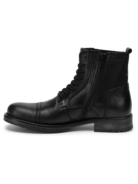 Jack&Jones Jack&Jones Zimski škornji Russel Leather 12155999 Črna