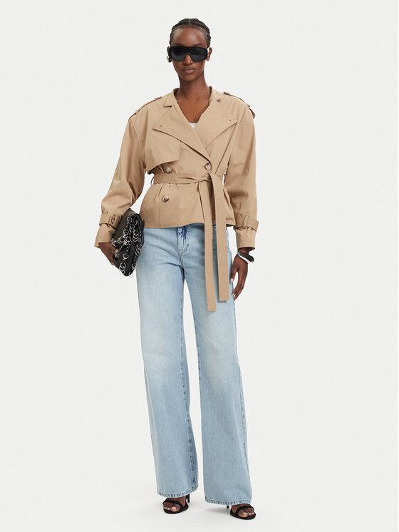 Patrizia Pepe Patrizia Pepe Jeans hlače 2P1772/D070-CB21 Svetlo modra Straight Fit