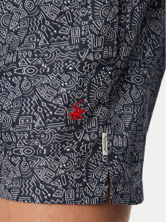 Beverly Hills Polo Club Beverly Hills Polo Club Σορτς κολύμβησης P-SS26M-BREA-0725 Σκούρο μπλε Regular Fit
