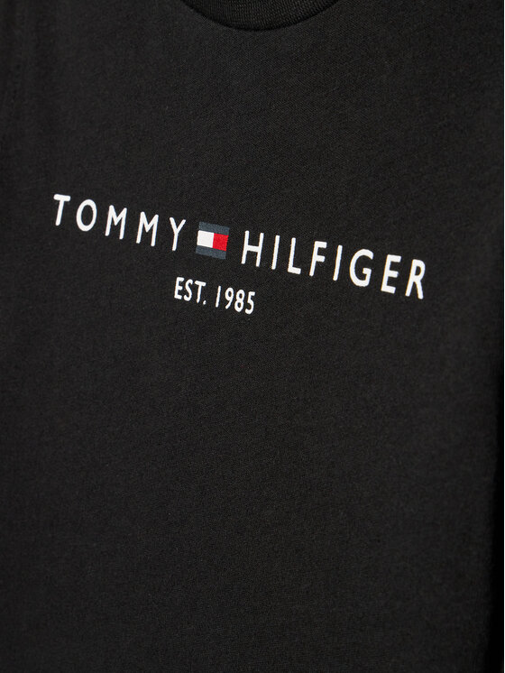 Tommy Hilfiger Tommy Hilfiger Blūze Essential KS0KS00202 D Melns Regular Fit