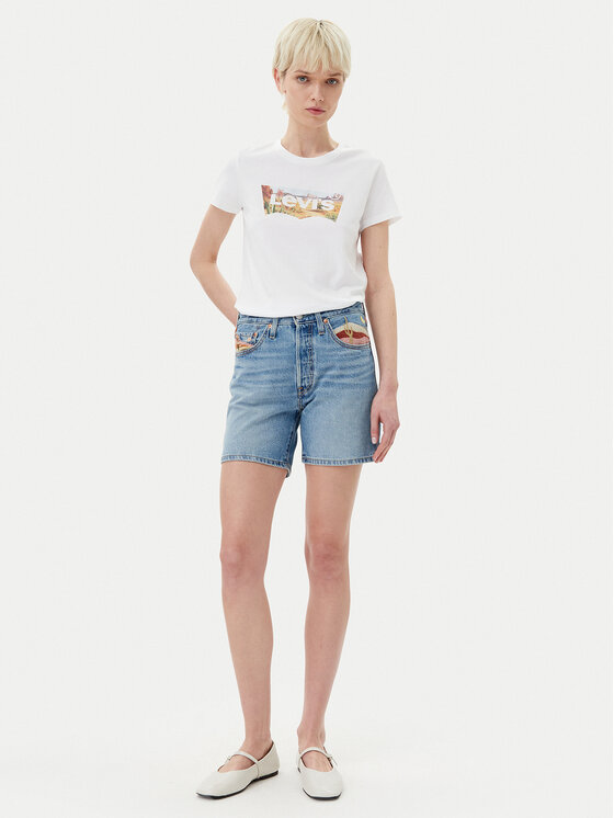 Levi's® Levi's® Marškinėliai 17369-3007 Balta Regular Fit