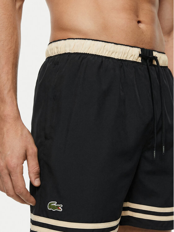 Lacoste Lacoste Plavecké šortky MH2760 Tmavomodrá Regular Fit
