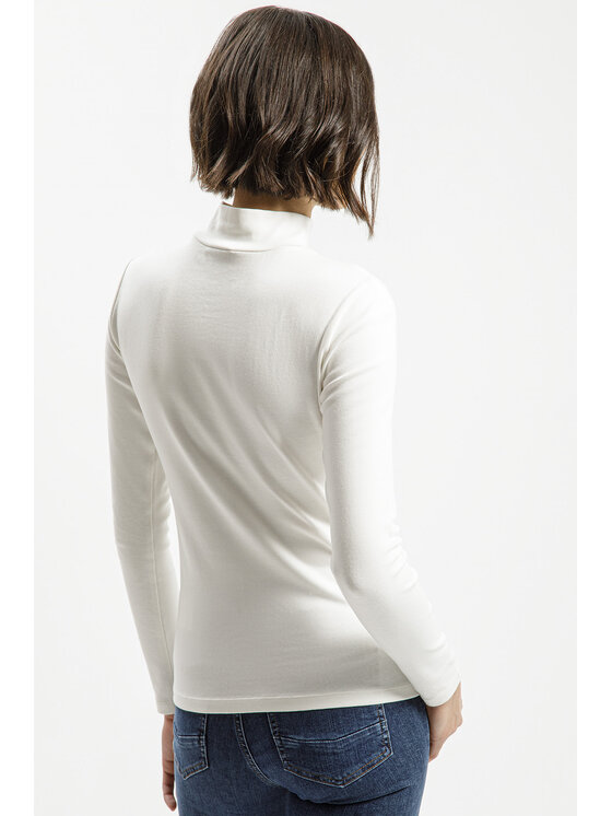 Cross Jeans Cross Jeans Longsleeve 56213-028 Beżowy Regular Fit