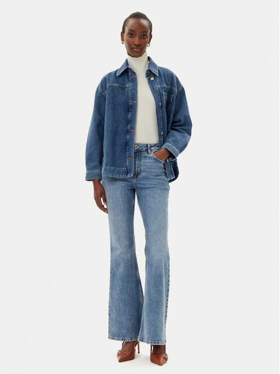 Marella Marella camicia di jeans Artista 2515111181 Blu Regular Fit