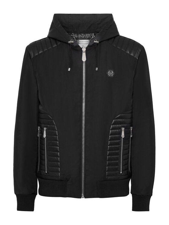 PHILIPP PLEIN PHILIPP PLEIN Giubbotto piumino 22657 Nero Regular Fit