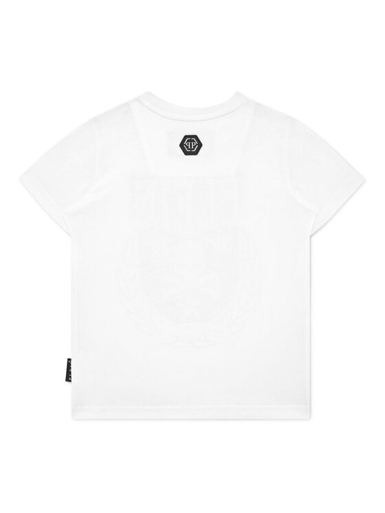 PHILIPP PLEIN PHILIPP PLEIN T-Shirt 19975 Biały Regular Fit