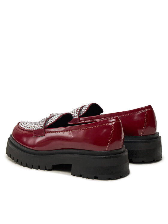 Steve Madden Steve Madden Loaferice Longhaul SM11003448 Tamnocrvena