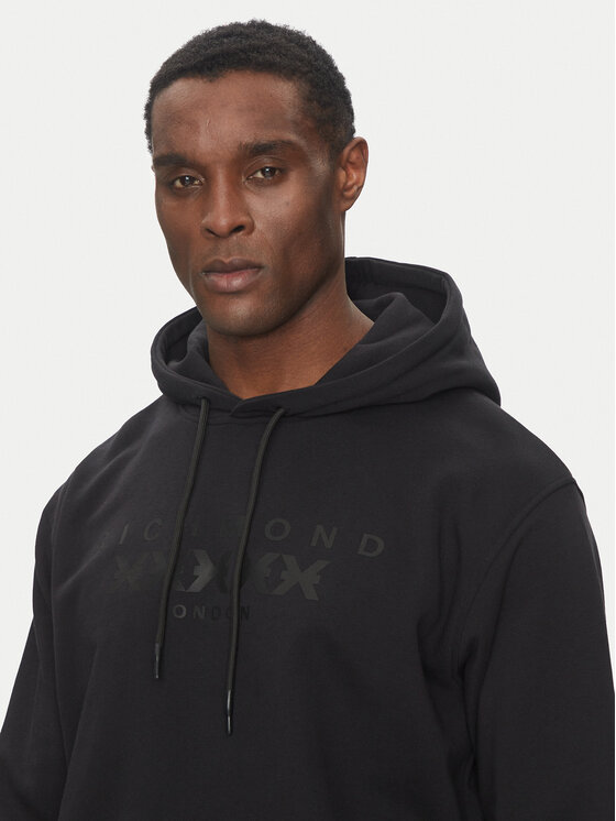 Richmond X Richmond X Μπλούζα UMP25006FE Μαύρο Regular Fit