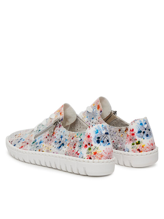 Rieker Rieker Nizki čevlji M2306-90 Bela