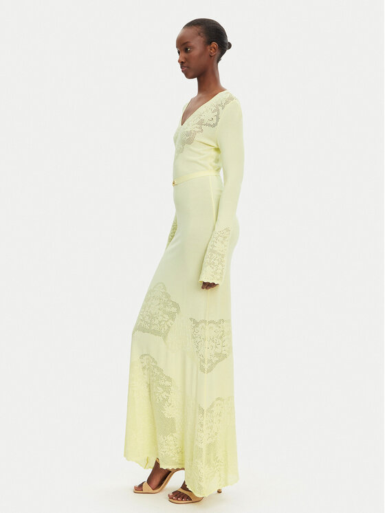 TWINSET TWINSET Rochie tricotată 251TP3240 Bej Regular Fit
