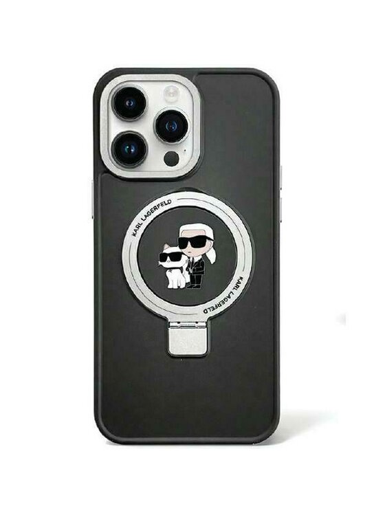 KARL LAGERFELD KARL LAGERFELD Etui na telefon iPhone 15 Plus Czarny
